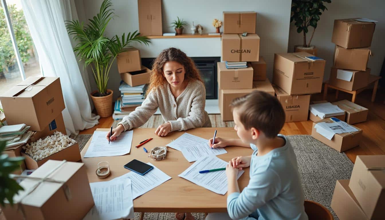 Illustration: Préparer et planifier le déménagement étape par étape