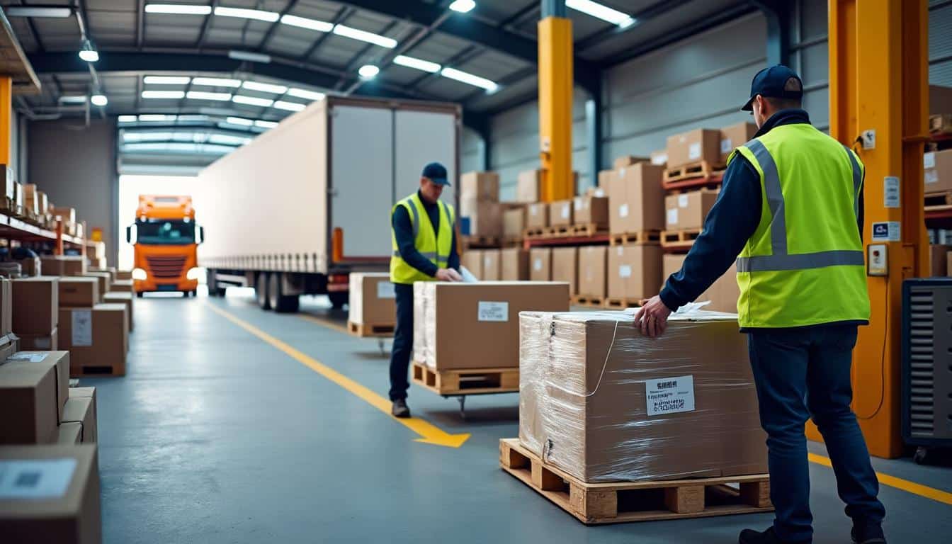 Illustration: Quels services propose une société spécialisée dans le transport international de marchandises ?