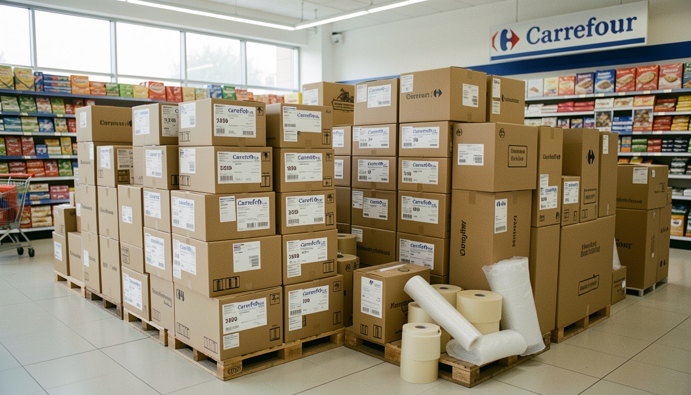 Cartons de déménagement chez Carrefour : prix et formats