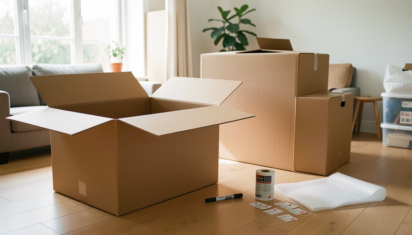 Grand carton de déménagement : bien le choisir