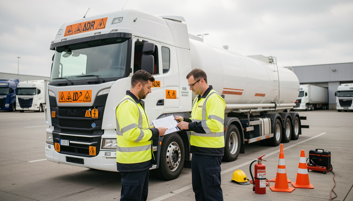 Transport routier ADR : règles, documents et sécurité