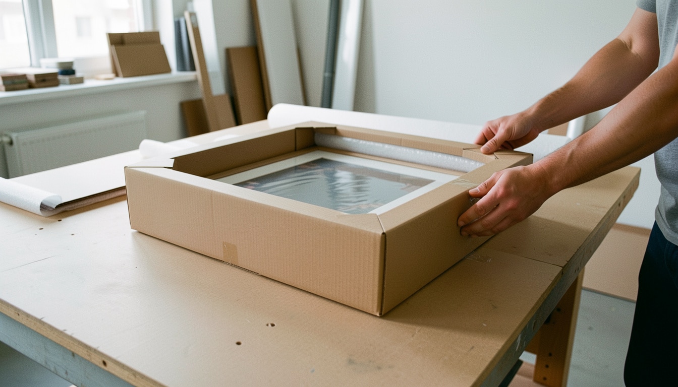Caisse en carton pour tableau : bien choisir l’emballage