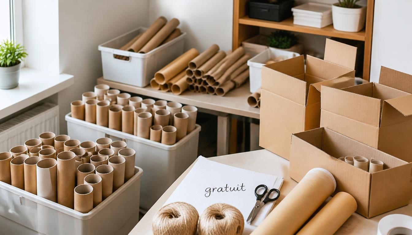 Où trouver des tubes en carton gratuits facilement