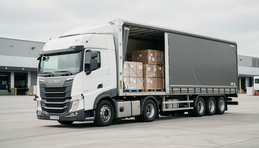 Semi-remorque tautliner : usages, charge et choix
