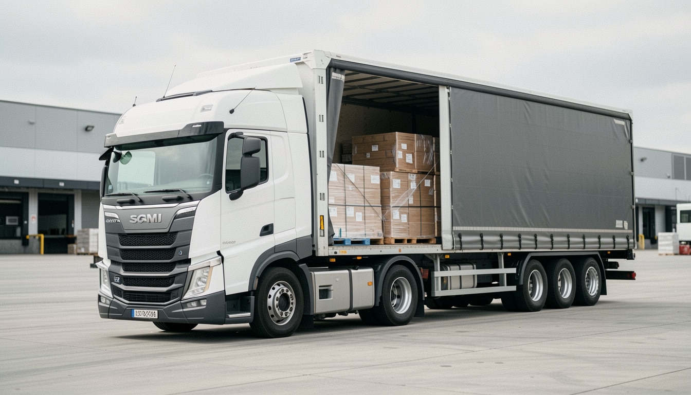 Semi-remorque tautliner : usages, charge et choix